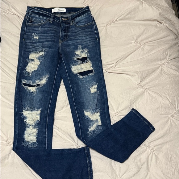 KanCan Dark Wash Denim Jeans - Picture 1 of 3